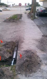 Pipe Laying for Sprinkler